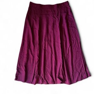 Elegant Bocabay Wine color  A-Line Skirt